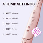 Wavytalk Cool Curl Pencil 0.65" Airflow Curling Iron for Short Hair & Pixie