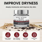 KeraErase Dual-Action Renewal Cream, Black and White Rice Soothing Repair cream, Natural Body Serum Suitable for All Skin Types. 2pcs