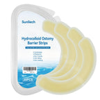 Sunliech 20 Pcs Elastic Ostomy Barrier Strips, Medical Grade Hydrocolloid, Ostomy Supplies, Skin Adhesive Ostomy Barrier Tape, Waterproof Leak for Ostomy Bag Ostomy Colostomy Ileostomy Supplies