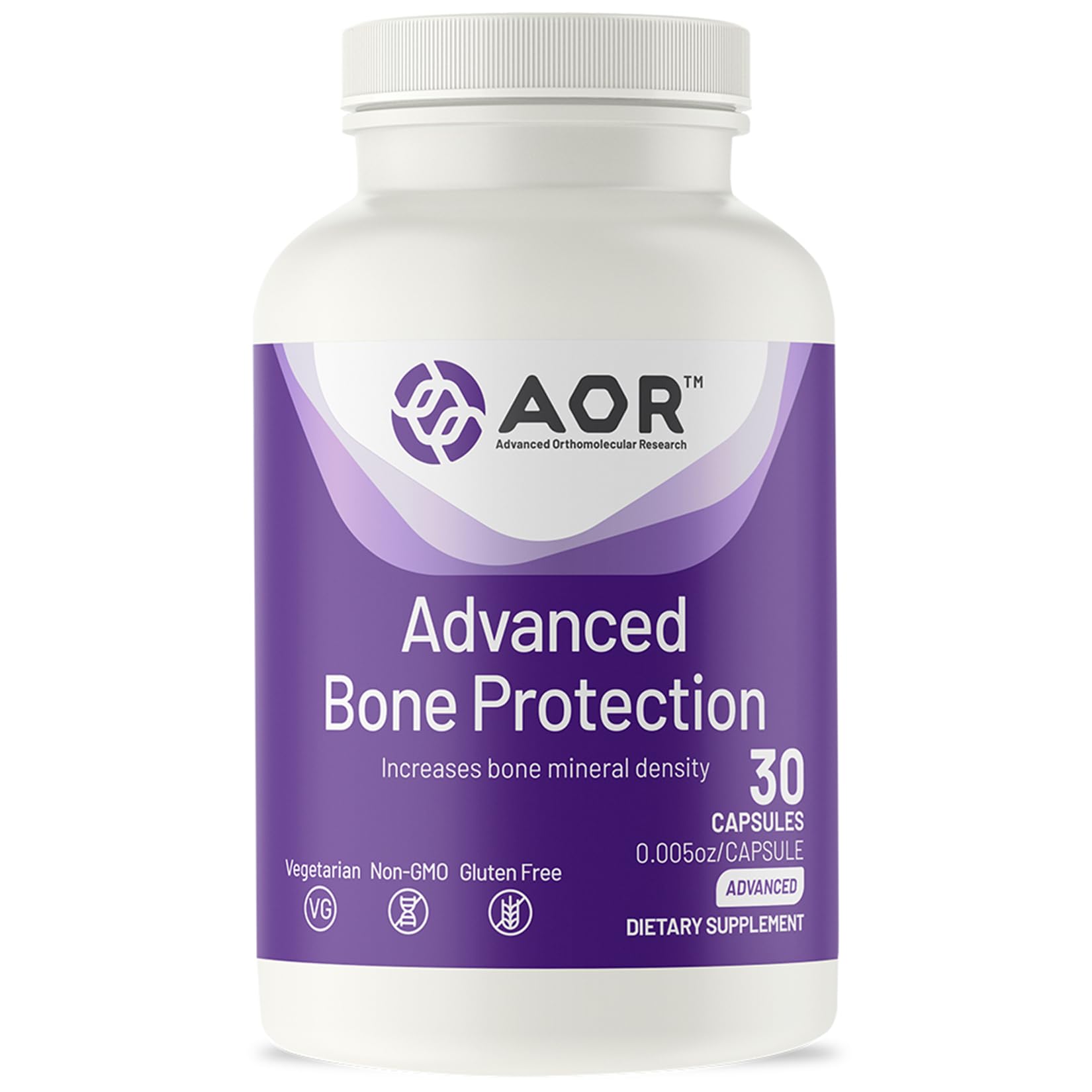AOR Advanced Bone Protection 40mg MBP – 30 Vegetarian Capsules, 30-Day Supply for Bone Mineral Density & Collagen Formation, Daily Nutritional Support