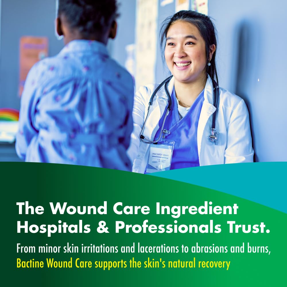 Bactine Antimicrobial Wound Care Hydrogel with Hypochlorous Acid, 8 oz