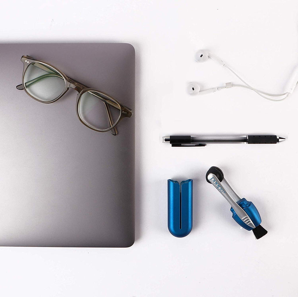 CarbonKlean Peeps Eyeglass Lens Cleaner - Efficient and Durable Carbon Microfiber Technology - Exclusively Used by NASA - 500 Uses (Soft Touch Pink)