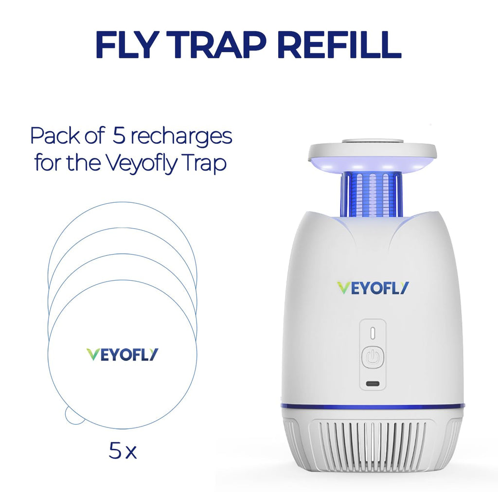 Veyofly Kit Fly - Traps Indoor, Fruit Flys Trap, Gnat Traps, Mosquito, Insect Indoor (Fly Trap Kit)