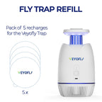 Veyofly Kit Fly - Traps Indoor, Fruit Flys Trap, Gnat Traps, Mosquito, Insect Indoor (Fly Trap Kit)