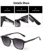LADEESSE Reading Sunglasses for Women, Stylish Reading Glasses, Lightweight Square Readers for Men & Women, Durable Reading Sunglasses for Outdoor Fishing UV400 Protection, Fashion Square Frame