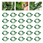 Plant Support Clips, Reusable Plant Clips for Securing Plants (50, Green)