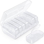 AUVON XL Weekly Pill Organizer 2 Times a Day, Pill Box 7 Day with One-Side Large Openings for Easy to Use, White AM PM Pill Case for Medication, Vitamins, Fish Oils, Supplements