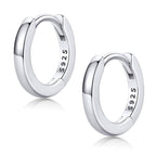 FaithHeart Solid 925 Sterling Silver Huggie Hoop Earrings for Women, 8mm