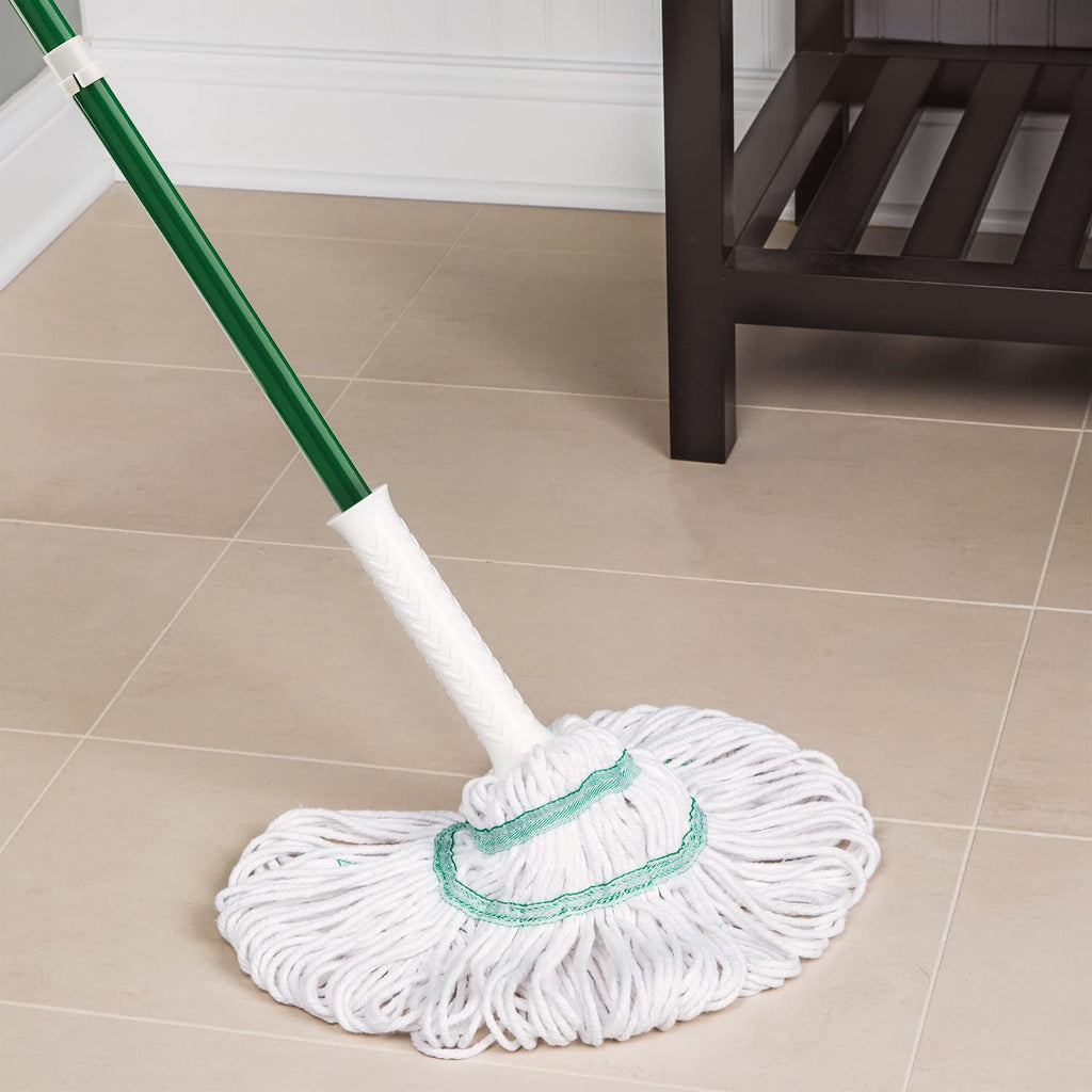 Libman Tornado Mop Refill, Direct Replacement Head for Libman Self Wringing Twist Mop, Cotton, Machine Washable, 3 Pack