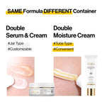 d'alba Piedmont White Truffle Double Moisture Cream, 2-in-1 Face Moisturizer, Vegan Skincare, Vegan Collegen, Skin Firming, Tightening, Dual Formula in ONE tube, Korean Skincare (2.02 oz)