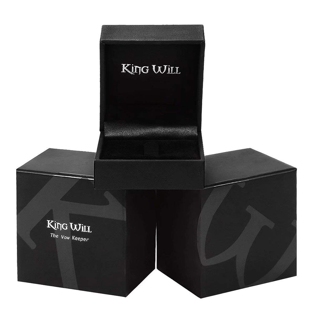 Black Men Tungsten Wedding Band 7mm Size 9