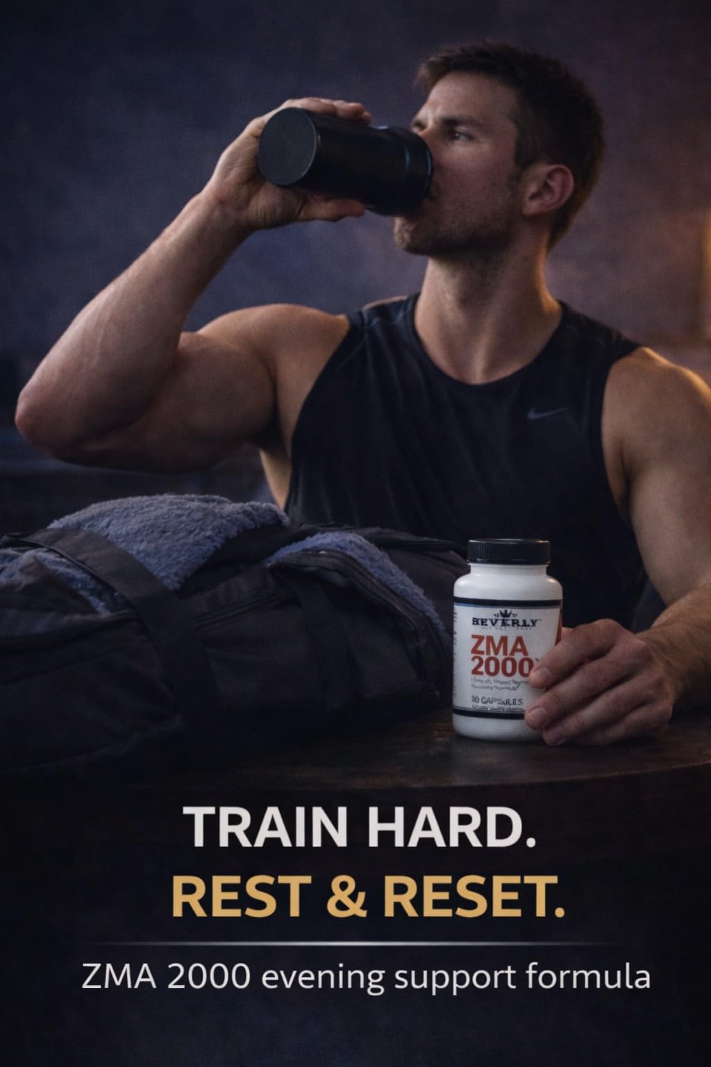 Beverly International ZMA 2000, 90 Capsules. BI’s Formulation is Designed to Improve Muscle Strength, Endurance, Immune System Support and Recovery Post Training. Zinc Magnesium Aspartate + Vitamin B6