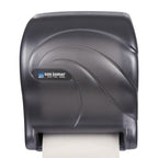 San Jamar Ocean Essence Tear-N-Dry Paper Towel Dispenser, Storage Solution for Bathroom and Kitchen, 14.44" x 11.75" x 9.13", 1 Count, Black Pearl