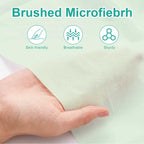 Disposable Pillow Case Covers(Pack of 100),Bulk Pillow Cases for Medical Hospital Travel,Paper Pillow Cases Disposable 21” Width x 30”Length (Green)