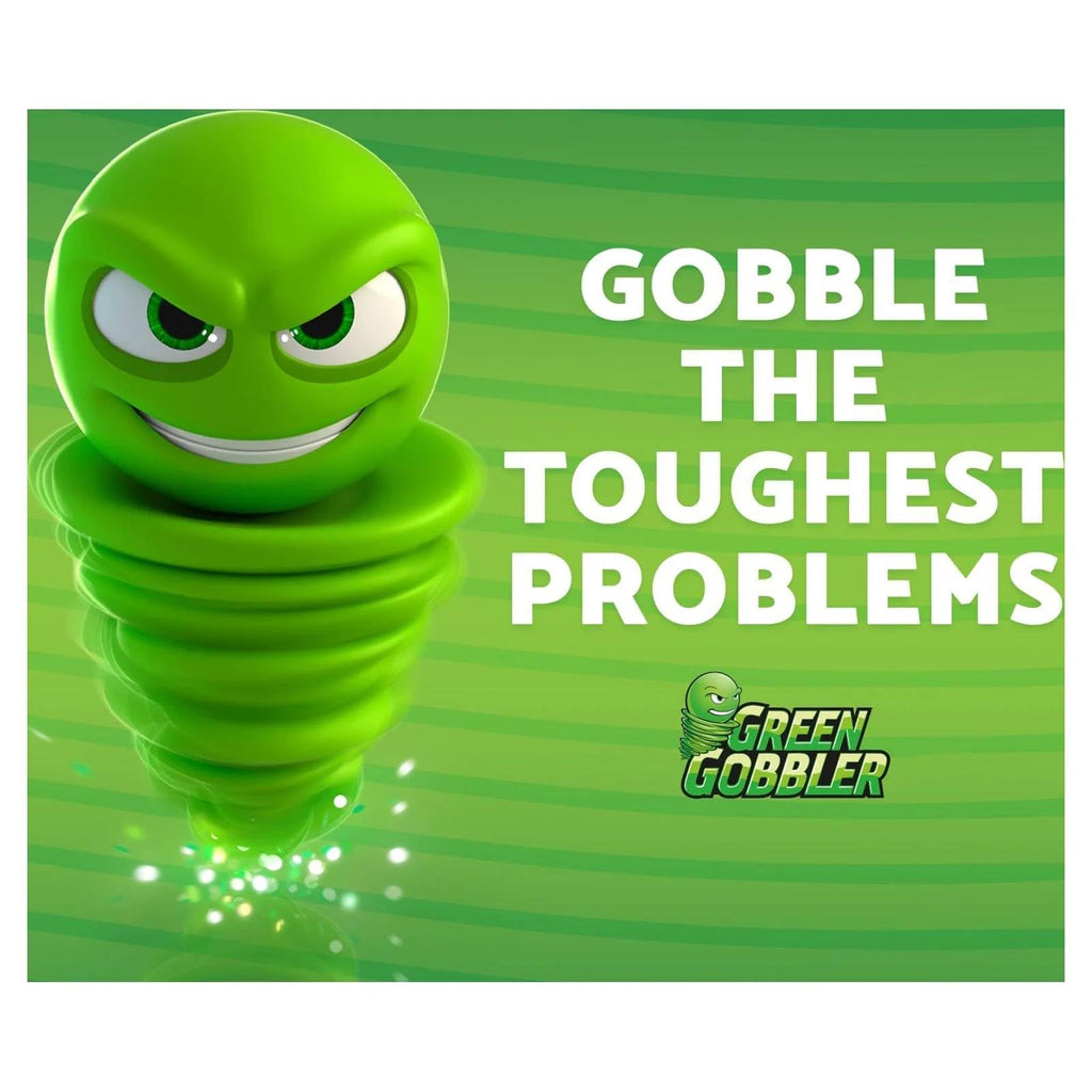 Green Gobbler Ultimate Main Drain Opener | Drain cleaner Hair Clog Remover | Works On Main Lines, Sinks, Tubs, Toilets, Showers, Kitchen Sinks | 64 fl. oz.