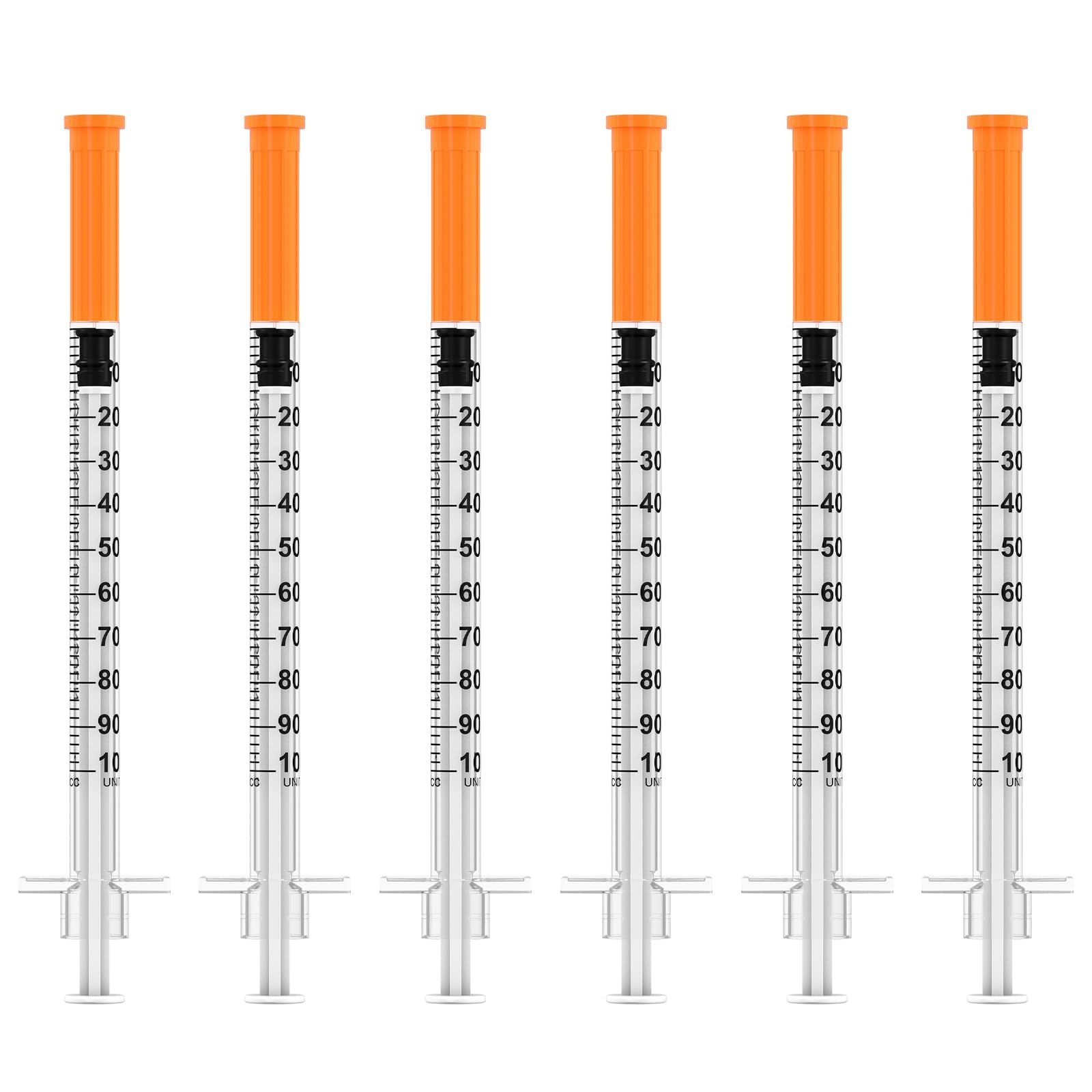 U-100 1ml/cc Disposable Syringe with 30Ga 5/16" (8mm) Needle,30 Pack Individual Wrapped,| Lab Supplies