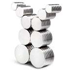DIYMAG 60Pcs Small Refrigerator Magnets, 5 Sizes Rare Earth Disc Magnets