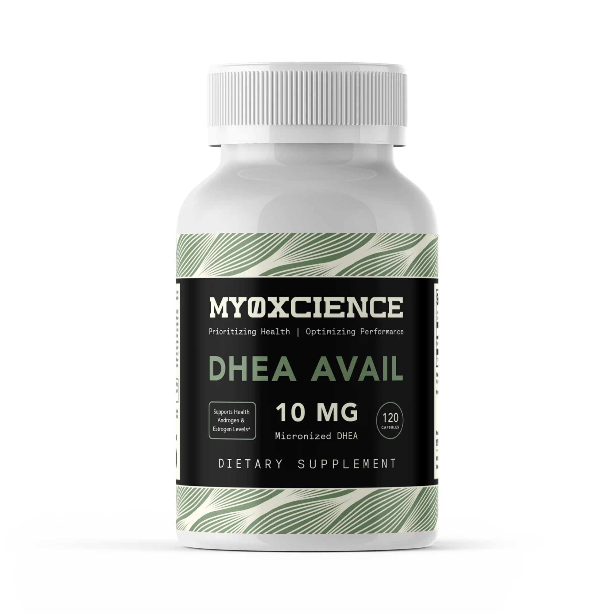 MYOXCIENCE DHEA Avail | Absorption Enhanced DHEA | 10mg, 120 Servings