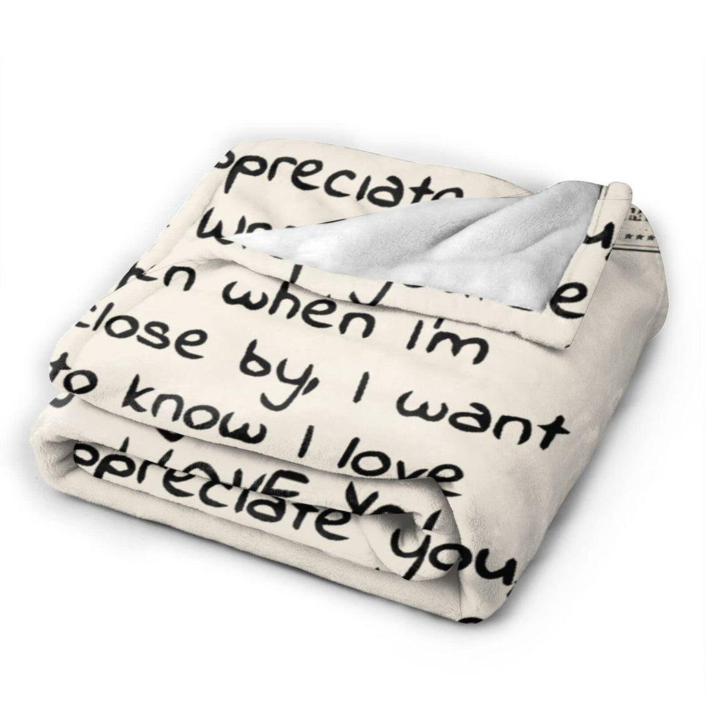 Menghao Mom Birthday Gifts, Dear Mom Blanket Mothers Day Gifts, 60" x 50"