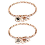 Upgraded QR Code Medical ID Bracelets for Women Medical Alert Bracelet