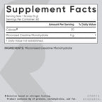 Sports Research Creatine Monohydrate - Gain Lean Muscle, Improve Performance and Strength and Support Workout Recovery - 5 g Micronized Creatine - 10.58 oz