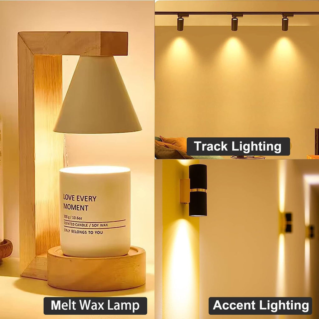 Vinaco Halogen GU10 Bulb Dimmable 50W 2800K Warm White for Candle Warmer