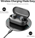 TOZO T10 Wireless Earbuds Powerful Bass Stereo Wireless Charging, APP, IPX8
