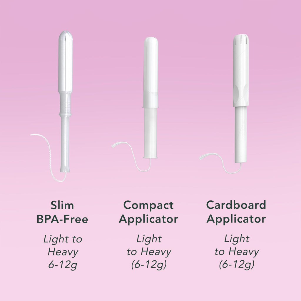 Rael Tampons, Compact Applicator Tampon Made with Organic Cotton, Multipack, Regular and Super Absorbency, BPA-Free, Chlorine-Free, Leak Locker Technology (36 Count, Bundle)