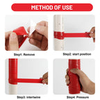 Anyknow 4-Pack Red Self Fusing Silicone Tape (40 Ft Total) - High Visibility Electrical Insulation Tape - Waterproof Rubber Grip Wrap for Tools & Sport Handles - Heat Resistant & Easy-Peel Liner