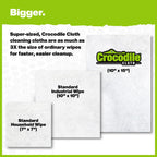 Crocodile Cloth AutoSCRUB Heavy-Duty Cleaning Wipes, 60 Count