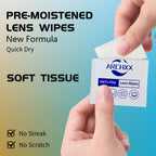 ARCHXX Anti Fog Wipes for Glasses, 240 Count,Pre-Moistened Cleaning Wipes, Lens Cleaner Wipe for Eyeglasses,Sunglasses,Goggles,Screen,Phone,Individually Wrapped Eye Glasses Cleaner