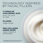 RoC Hydration+ Hyaluronic Acid Moisturizer Face Cream Fragrance Free Sensitive Face Moisturizer with Collagen Proteins 1.7 Ounces with Retinol Eye Cream Packette