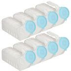 MedVance 1000ml Portable Urinals for Men, 8 Pack – Spill Proof Men's Urinal Bottle w/Glow in Dark & Leak-Proof Lid – Easy-Grip Durable Pee Bottles for Men - Versatile Male Pee Bottle for Elderly Care