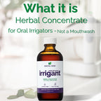 Under The Gums Irrigant Solution – Alcohol-Free, Vegan Herbal Solution for Water Flossers & Oral Irrigators – Supports Gum Health Naturally - (45 Day Supply) by Dental Herb Company