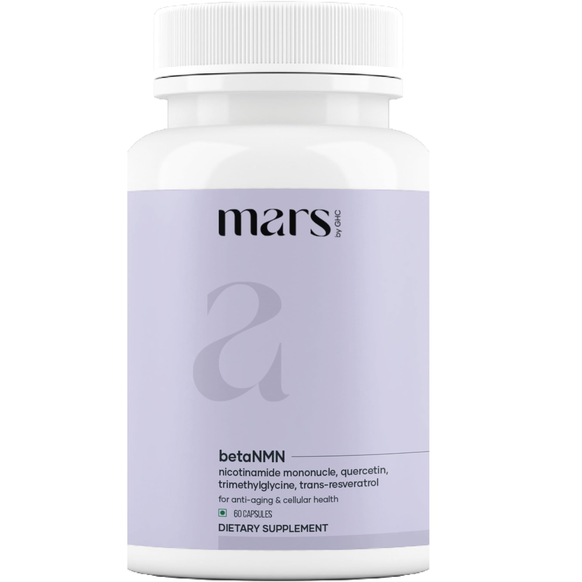 mars by GHC betaNMN Peptides, 60 Capsules Pack of 1