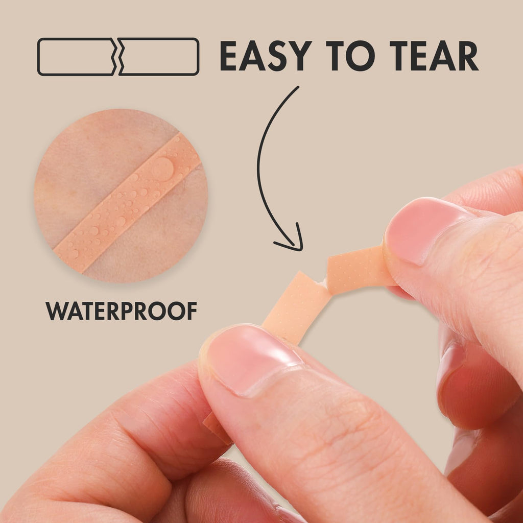 Embagol 800 Pcs Eyelash Extension Tape Lash Tape - Breathable Micropore Medical Tape for Sensitive Under Eye Use
