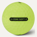 Amazon Basics Core Soft Golf Balls, Low Compression, Side Stamp Alignment, 24-Pack, Yellow