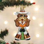 Old World Christmas Texas Bevo Longhorn Glass Blown Ornament for Christmas Tree, Handcrafted Holiday Decoration, University Collection