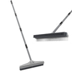 Walensee Carpet Rake for Pet Hair Removal, 2 in 1 Rug Rake to Fluff Carpet with Nylon Groomer Brush, Adjustable Long Handle for Shag Rugs, Stairs, Mats and Floors, Rubber Broom