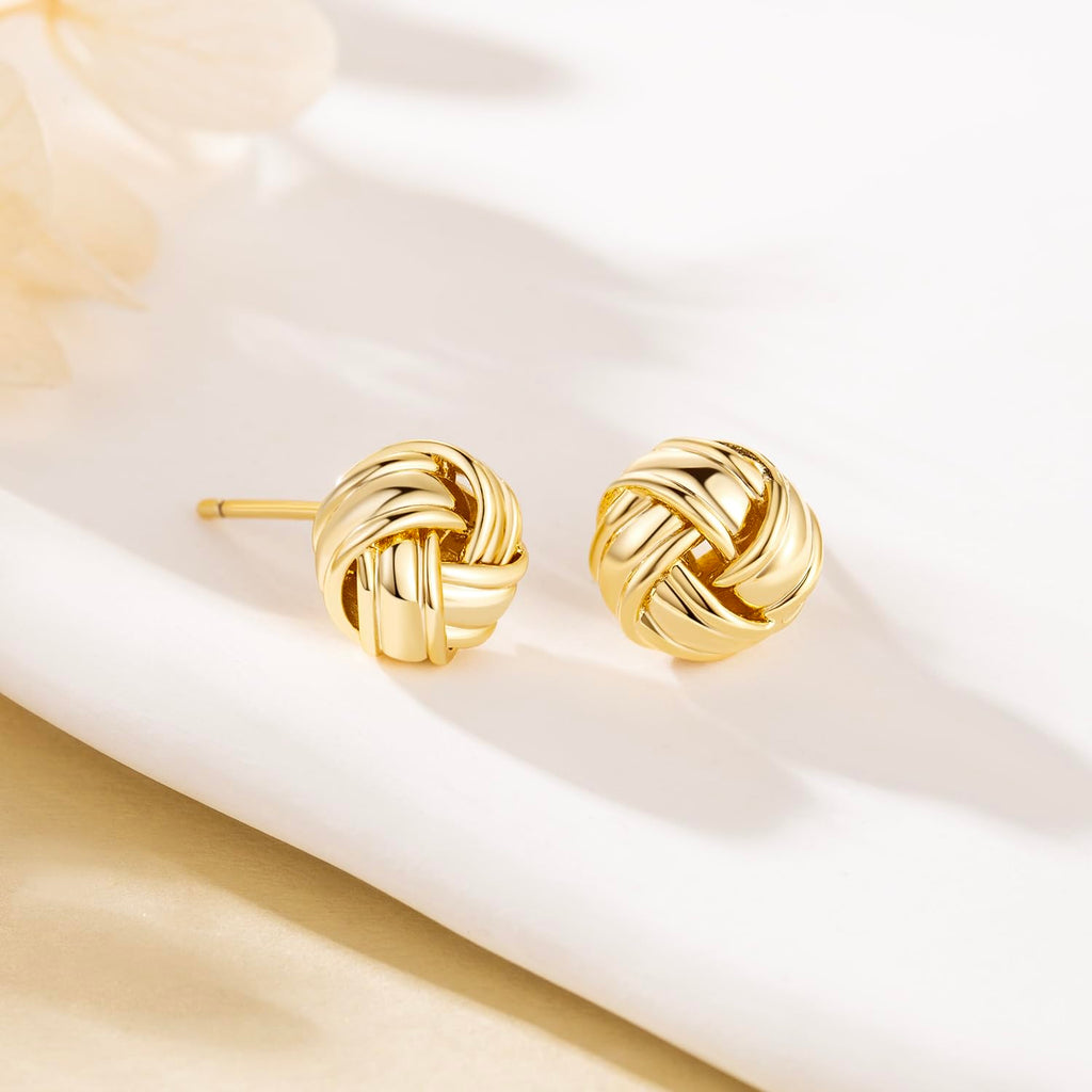 Kelli Myers 14K Gold Stud Earrings for Womens Stud Earrings