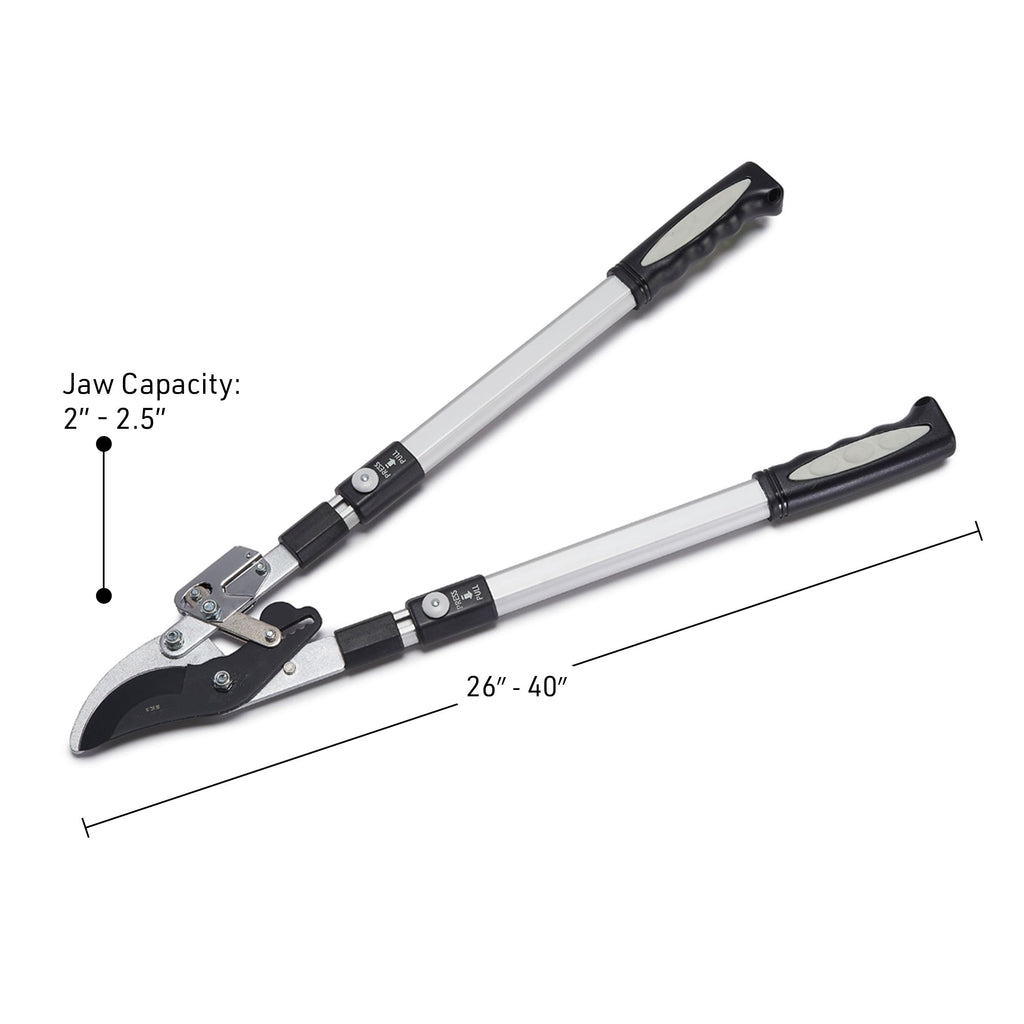 Kings County Tools Tree Trimmer Loppers with 26" - 40" Long Handles