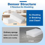 Dr.Wow 50 Ct Thick Melamine Sponges 1.18in - Sink, Bathtub & Tile Cleaner(Ultra-Durable)