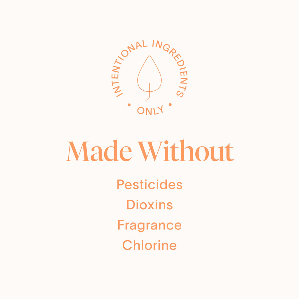 Cora Organic Cotton Non-Applicator Tampons (36 Light Non-Applicator Tampons)