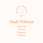 Cora Organic Cotton Non-Applicator Tampons (36 Light Non-Applicator Tampons)