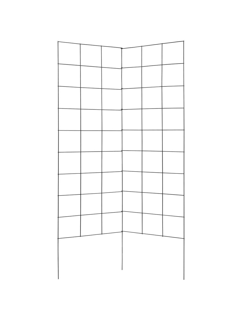 2-Panel Folding Garden Trellis - Maximize Your Garden Space, Durable Powder Coated Steel Frame, Easy-to-Use Design, Perfect for Climbing Vines, Vegetables, Beans, Tomato, Cucumber, 35x58"