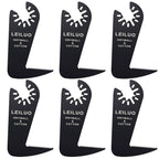 LEILUO 6 Pcs Oscillating Tool Blade Drywall & Multi-Material Cutting Universal Multitool Accessories Fit for DeWalt Makita & More