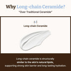 Dr. Reju-All Advanced LC-Ceramide Barrier Cream - Patented Long Chain Ceramide Deep Hydration - Lightweight Korean Face Moisturizer for Strengthening Skin Barrier - 1.69 Fl Oz
