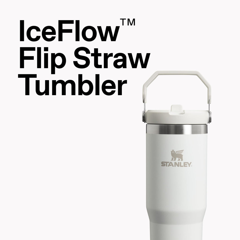 STANLEY IceFlow 2.0 Flip Straw Tumbler, 30 oz, Black 2.0