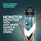Degree Men UltraClear Antiperspirant Deodorant Spray, 3 Pack, 3.8 Ounce
