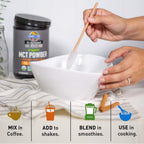 Garden of Life Dr. Formulated Keto Organic MCT Powder - 30 Servings, 6g MCTs from Coconuts plus Prebiotic Fiber & Probiotics, Certified Organic, Non-GMO, Vegan, Gluten Free